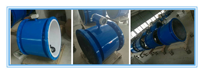 大口徑橡膠內(nèi)襯河水用電磁流量計(jì)